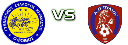 G.S. Foivos Kremastis - AO Piliou Spiel Prognosen und Statistiken