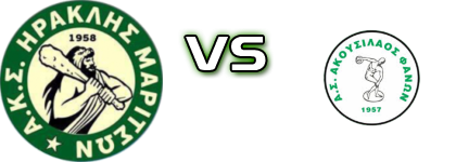 Hraklis - Akousilaos head to head game preview and prediction