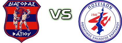 Diagoras (V) - Posidon (K) head to head game preview and prediction