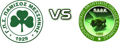 Pamisos Messinis - P.A.O. Kallitheas Estatísticas e detalhes do jogo