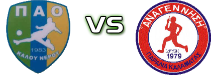 Kalou Nerou - Paralia head to head game preview and prediction