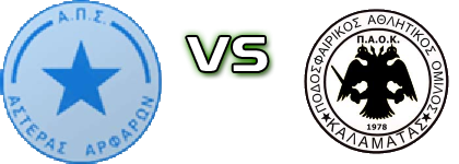 Asteras Arfaron - P.A.O.K. детайли и статистика