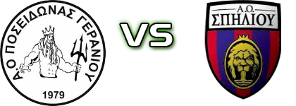 Poseidon Geraniou - Spiliou detalji utakmice i statistika