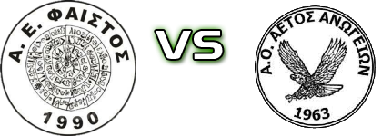 Faistos - Aetos Anogeion head to head game preview and prediction