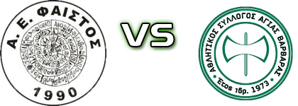 Faistos - Agia Varvara head to head game preview and prediction