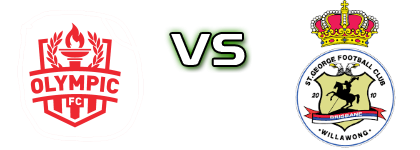 Olympic FC - St. George Willawong FC детайли и статистика Olympic FC - St. George Willawong FC детайли и статистика