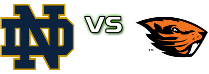 Notre Dame Fighting Irish - Oregon State Beavers head to head game preview and prediction Notre Dame Fighting Irish - Oregon State Beavers head to head game preview and prediction