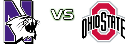 Northwestern Wildcats - Ohio State Buckeyes Spiel Prognosen und Statistiken