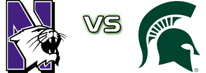 Northwestern Wildcats - Michigan State Spartans head to head game preview and prediction