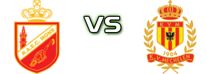 RAEC Mons - Yellow-Red KV Mechelen head to head game preview and prediction