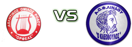 Orfeas (R) - Kleovoulos Estatísticas e detalhes do jogo