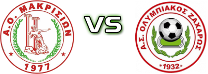 Makrision - Olympiakos Zacharos Detalji meca I statistika.