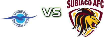 Sorrento - Subiaco Spiel Prognosen und Statistiken
