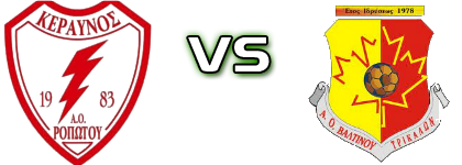 Keravnos Ropotou - Valtinou Spiel Prognosen und Statistiken