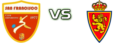 CD San Francisco - Real Zaragoza Statistiche e dettagli partita