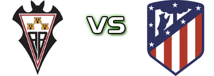 Albacete Balompie - Atl. Madrid head to head game preview and prediction