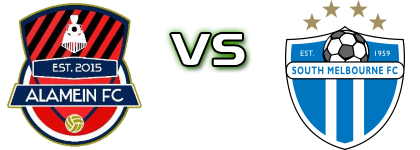 Alamein United FC - South Melbourne FC Spiel Prognosen und Statistiken