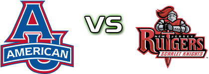 American University Eagles - Rutgers Scarlet Knights head to head game preview and prediction