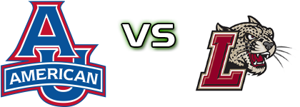 American University Eagles - Lafayette Leopards Spiel Prognosen und Statistiken