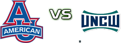 American University Eagles - UNC Wilmington Seahawks детайли и статистика