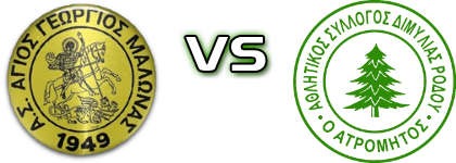 Agios Georgios  - Atromitos (D) head to head game preview and prediction