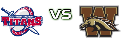 Detroit Mercy Titans - Western Michigan Broncos Estatísticas e detalhes do jogo