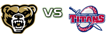 Oakland Golden Grizzlies - Detroit Mercy Titans Spiel Prognosen und Statistiken