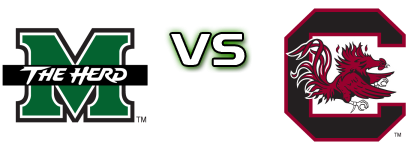 Marshall Thundering Herd - South Carolina Gamecocks detalji utakmice i statistika Marshall Thundering Herd - South Carolina Gamecocks detalji utakmice i statistika