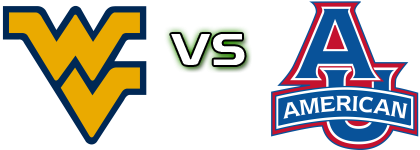 West Virginia Mountaineers - American University Eagles Detalles y estadisticas West Virginia Mountaineers - American University Eagles Detalles y estadisticas