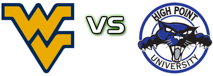 West Virginia Mountaineers - High Point Panthers Spiel Prognosen und Statistiken