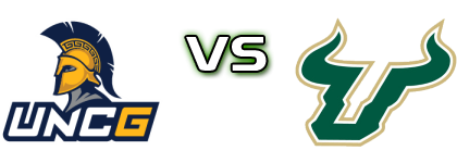 UNC Greensboro Spartans - South Florida Bulls детайли и статистика