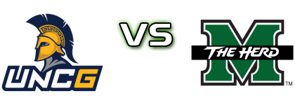 UNC Greensboro Spartans - Marshall Thundering Herd Spiel Prognosen und Statistiken