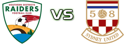 SD Raiders - Sydney Utd Statistiche e dettagli partita