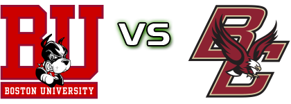 Boston University Terriers - Boston College Eagles head to head game preview and prediction