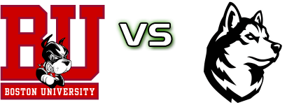 Boston University Terriers - Northeastern Huskies head to head game preview and prediction