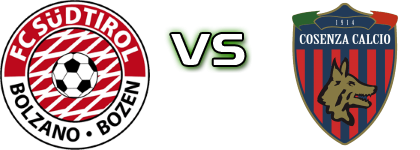 Südtirol U19 - Cosenza детайли и статистика