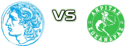 Megas Alexandros - Akritas Sosandras head to head game preview and prediction