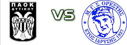 PAOK Dytikou - Orestis Spiel Prognosen und Statistiken