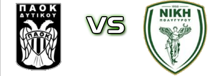 PAOK Dytikou - Niki Poligirou Spiel Prognosen und Statistiken PAOK Dytikou - Niki Poligirou Spiel Prognosen und Statistiken