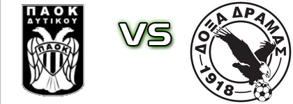 PAOK Dytikou - Doxa Dramas Spiel Prognosen und Statistiken