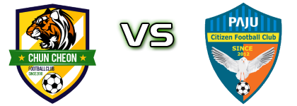 Chuncheon - Paju Citizen FC head to head game preview and prediction Chuncheon - Paju Citizen FC head to head game preview and prediction