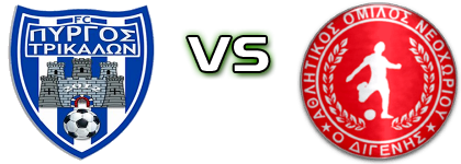 Pyrgou - Digenis Neochoriou Detalji meca I statistika.