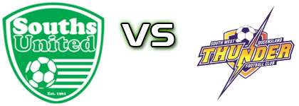 Souths United FC - SWQ Thunder Detalji meca I statistika.