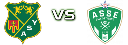 Yzeure - Saint-Étienne 2 детайли и статистика