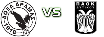Doxa Dramas - PAOK Dytikou Spiel Prognosen und Statistiken