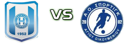 Iraklis Zarkou - Agiou Oikomeniou Statistiche e dettagli partita