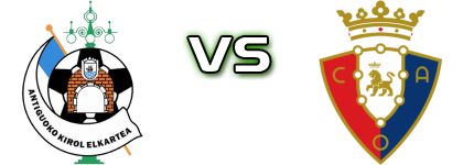 Antiguoko KE U19 - Osasuna head to head game preview and prediction