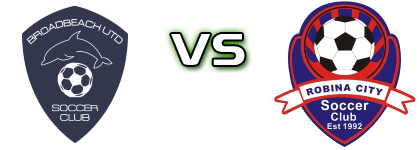 Broadbeach United - Robina City Statistiche e dettagli partita