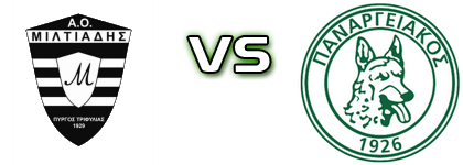 Miltiades - Panargiakos Statistiche e dettagli partita