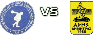 Kakovatou - Aris Dimitras head to head game preview and prediction